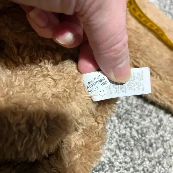 Offline By Aerie Fuzzy Soft Cropped Jacket Tan Brown Women's Size Small - Picture 9 of 11